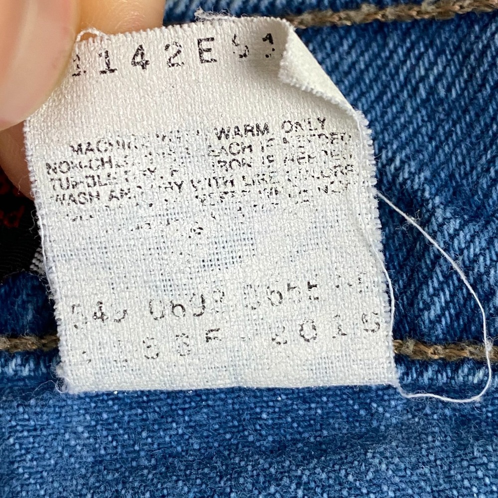 Vintage Levis Jeans 34x30 (Actual 33x29) Blue SilverTab Loose Baggy Made In USA - Picture 6 of 16